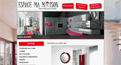 Desktop Screenshot of espace-mamaison.com