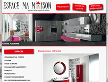 Tablet Screenshot of espace-mamaison.com